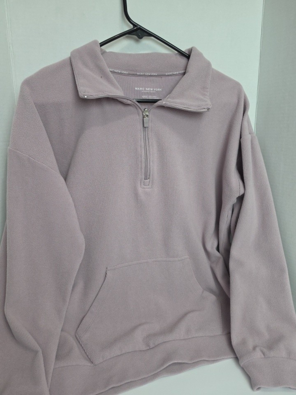 Marc New York Men's Lavender Half-Zip Sweater